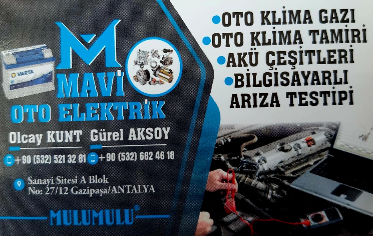 GAZIPASA MAVI OTO ELEKTRIK 2