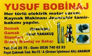 YUSUF BOBİNAJ 1