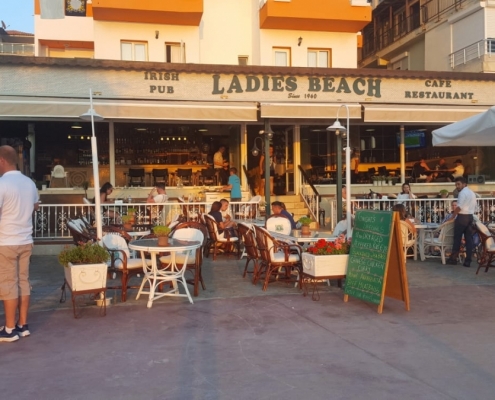 ladies beach irish pub