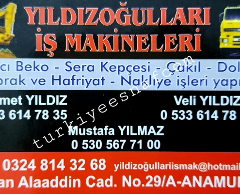 yildizogllari is makinalari