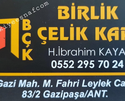 birlik celik kapi