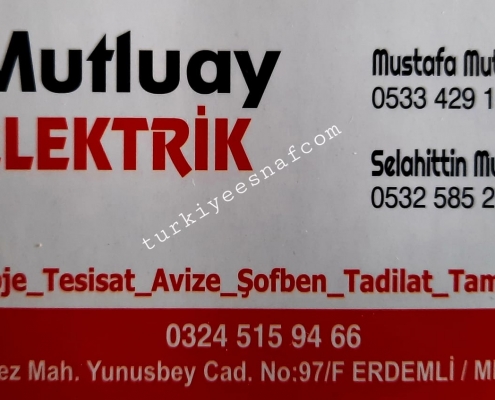 MUTLUAY ELEKTRIK PROJE1