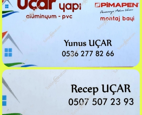 UCAR PAI ALUMINYUM PVC