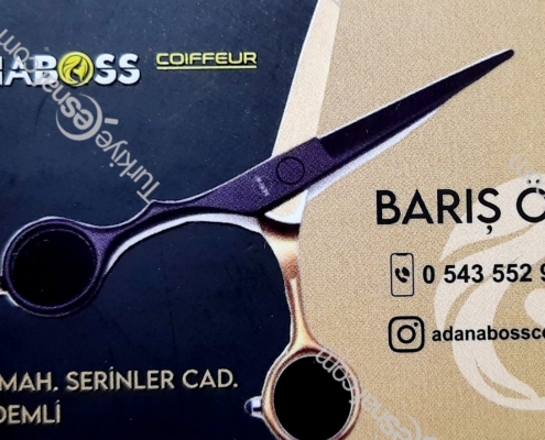 ADANABOSS KUAFOR SAC TASARIMI BARIS OZER