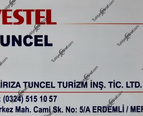 ERDEMLI VESTEL TUNCEL 1