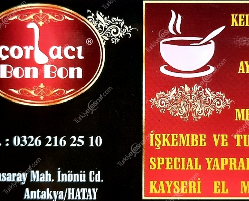 ANTAKYA CORBACI BON BON 1