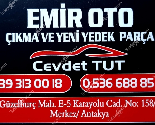 EMIR OTO CIKMA VE YENI YEDEK PARCA