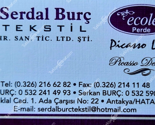 SERDAL BURC TEKSTIL ECOLE PERDE 2