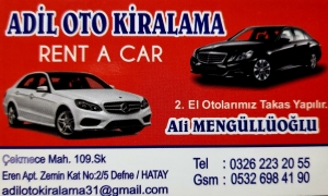 HATAY DEFNE ADİL OTO - EMLAK & OTO KİRALAMA 3 ADIL OTO EMLAK OTO KIRALAMA