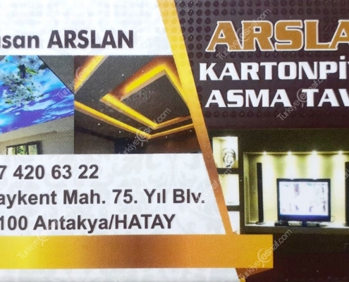 ARSLAN KARTONPIYER DEKORASYON ASMA TAVAN 1