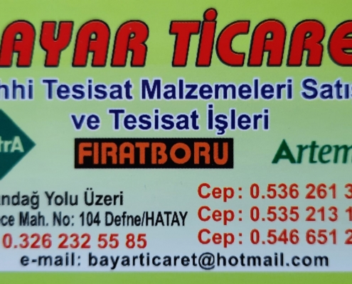 BAYAR TICARET SIHHI TESISAT