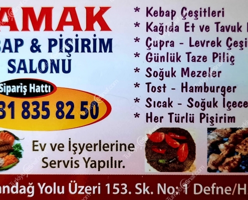 DAMAK KEBAP PISIRIM SALONU