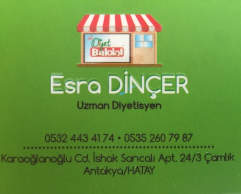 ESRA DINCER BESLENME VE DIYET DANISMANLIGI