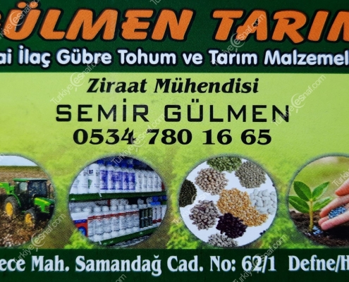 GULMEN TARIM ZIRAI ILAC GUBRE TOHUM MERKEZI