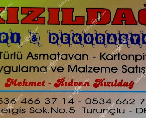 KIZILDAG YAPI DEKORASYON