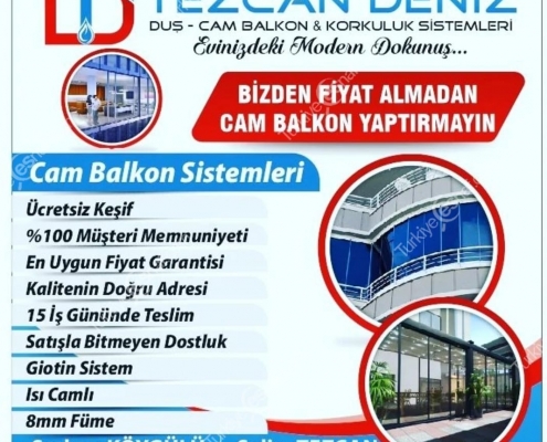 TEZCAN DENIZ CAM BALKON SISTEMLERI 2