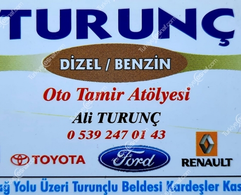 TURUNC DIZEL BENZIN OTO TAMIR ATOLYESI 1