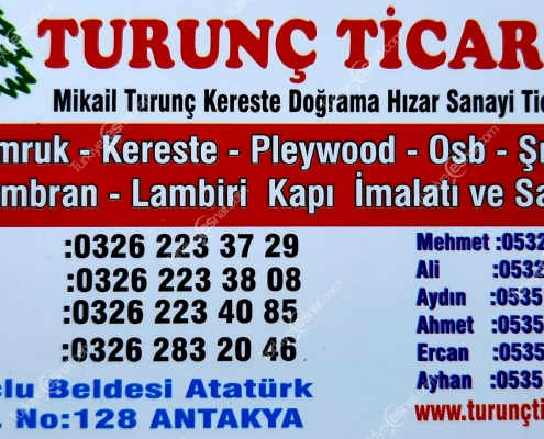 TURUNC TICARET ORMAN URUNLERI 1