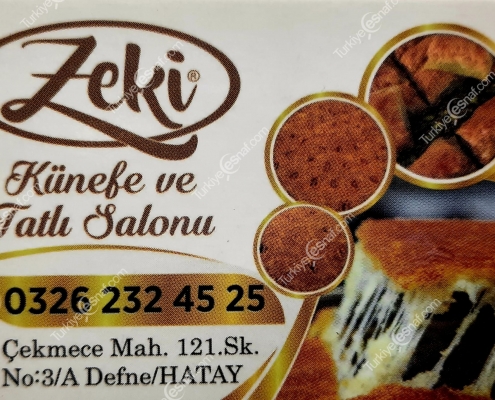 ZEKI KUNEFE VE TATLI SALONU