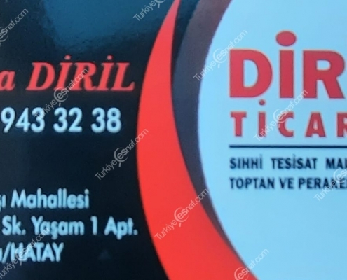 DIRIL TICARET SIHHI TESISAT MALZEME SATISI 1