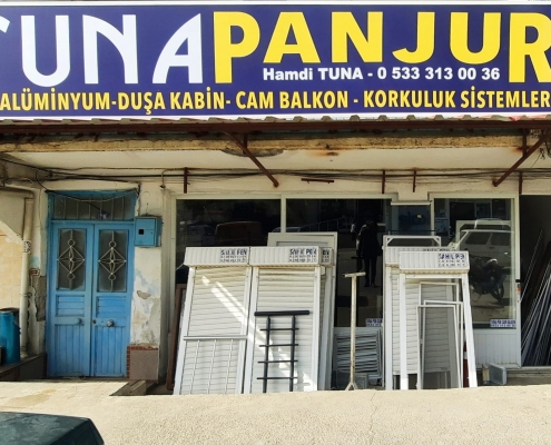 TUNA PANJUR PVC ALUMINYUM KORKULUK hizmet