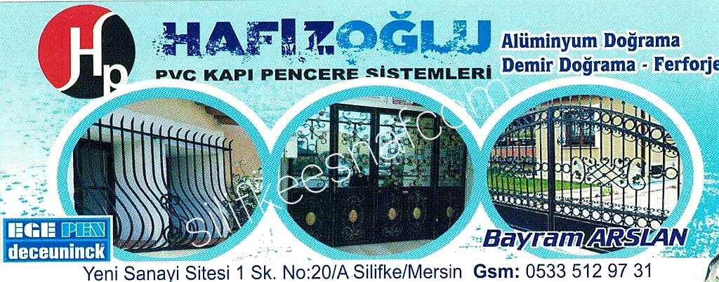 HAFIZOGLU PVC KAPI PENCERE SISTEMLERI